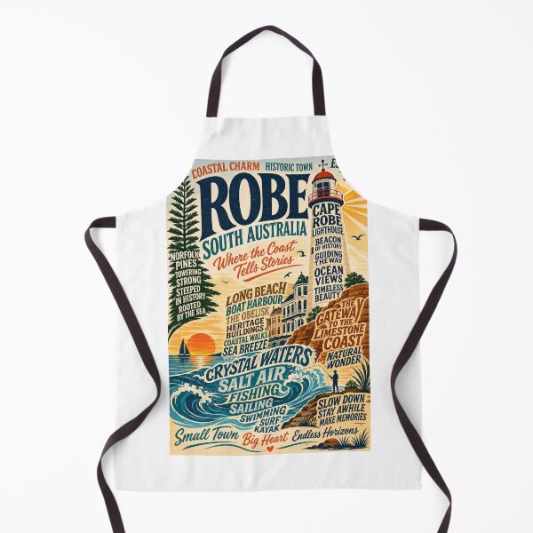 Item preview, Robe South Australia Cape Featuring Dombey Lighthouse in the Limestone Coast designed and sold by Aryabek.