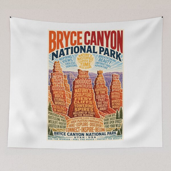 Item preview, Bryce Canyon National Park Utah Hoodoos Thor's Hammer Amphitheater designed and sold by Aryabek.