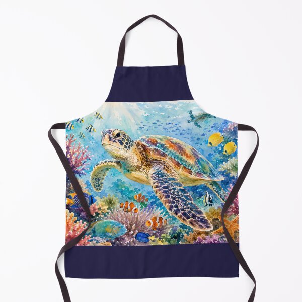 Item preview, Coral Kingdom Sea Turtle designed and sold by Stubblejumper Artworks.