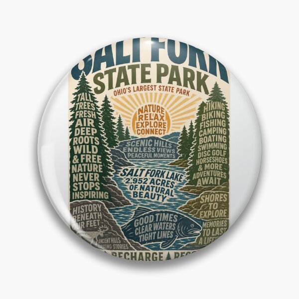 Item preview, Salt Fork State Park Ohio Salt Fork Lake Guernsey County Outdoor Escape designed and sold by Aryabek.