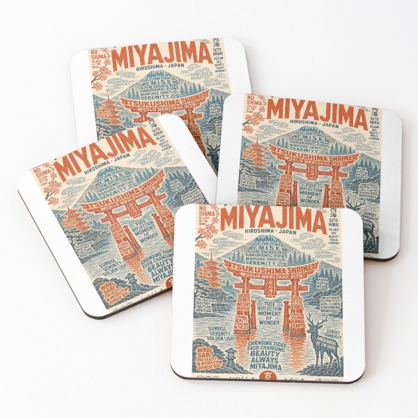 Item preview, Itsukushima Miyajima Hiroshima Japan Sacred Island and World Heritage Landmark designed and sold by Aryabek.