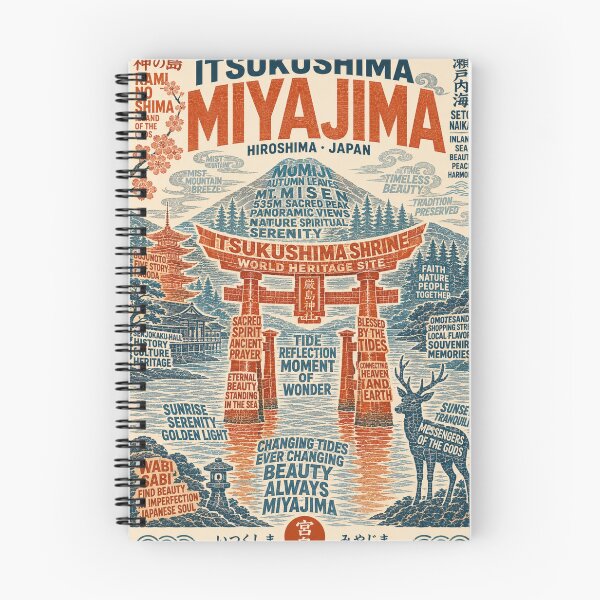 Item preview, Itsukushima Miyajima Hiroshima Japan Sacred Island and World Heritage Landmark designed and sold by Aryabek.