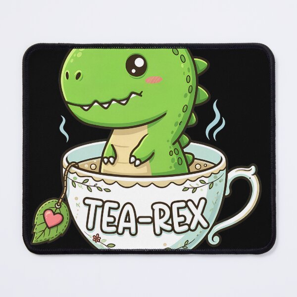 Item preview, Cute TEA-REX Dinosaur in Tea Cup Pun designed and sold by chtigbearetrin.