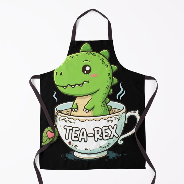 Item preview, Cute TEA-REX Dinosaur in Tea Cup Pun designed and sold by chtigbearetrin.