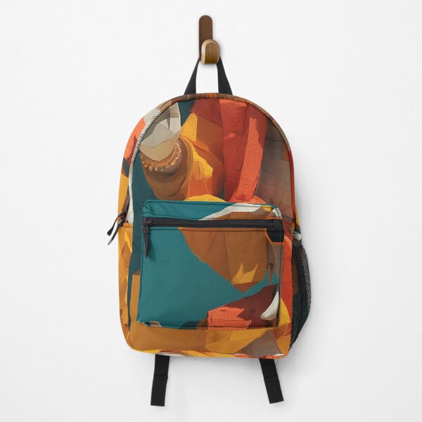 Item preview, Ganesha Peace Pose Orange Yellow Sunburst Pop Art designed and sold by PANNARUK THAILAND.