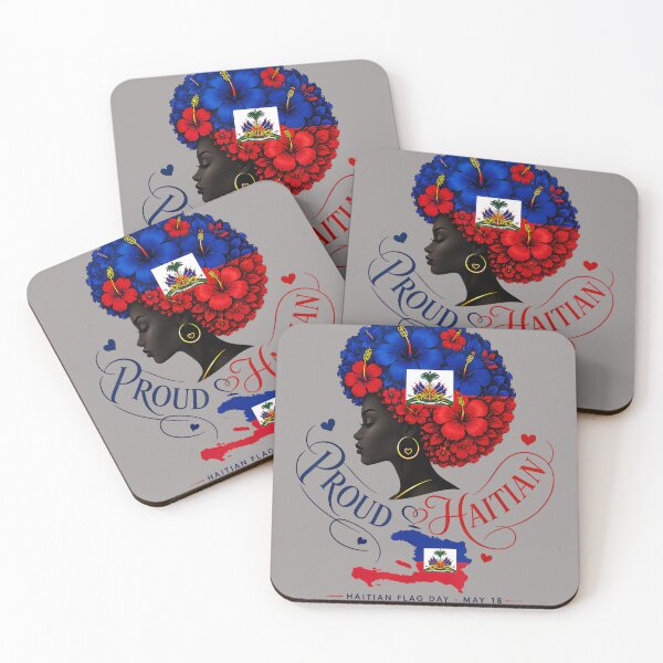 Item preview, Happy Haitian Day Proud Haiti Flag Melanin for Black Girls designed and sold by KathieFaugh.