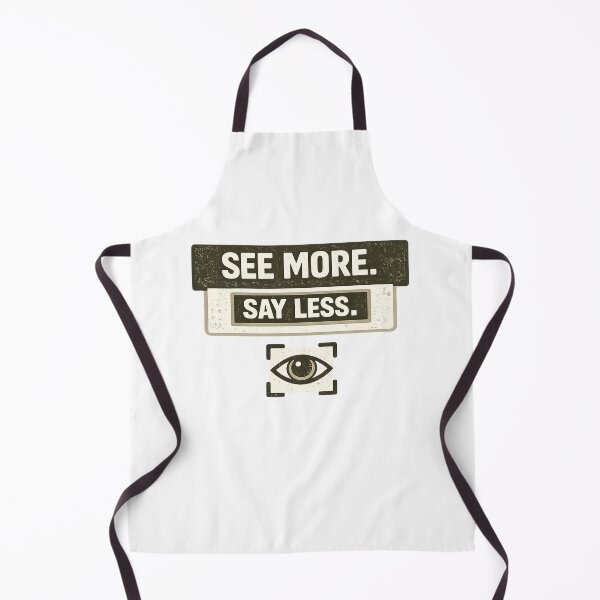 Item preview, See More Say Less Funny Vigilance Shirt designed and sold by TheOffDutyShop.