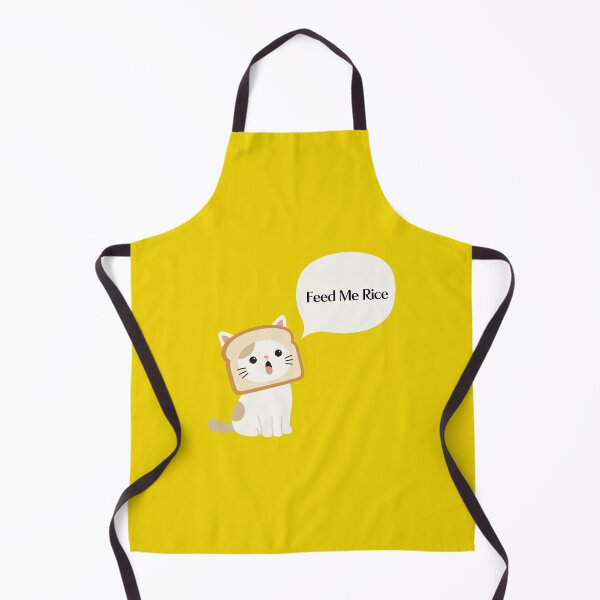 Item preview, 白飯くれ Feed Me Rice — Bread Cat Kawaii Japanese Illustration designed and sold by medicalkinoko.
