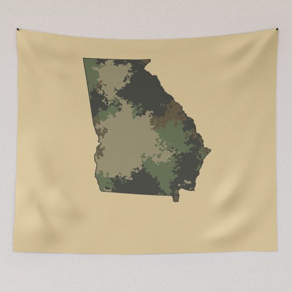 Item preview, Southern US Regional Camo Map Outline designed and sold by d247.