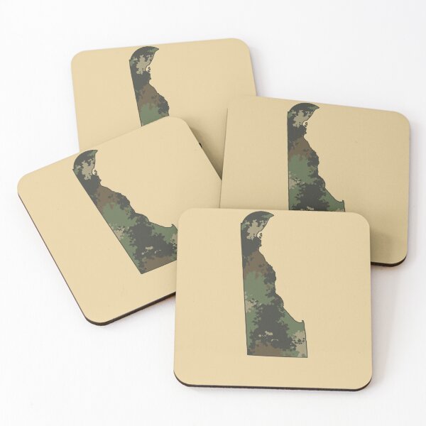 Item preview, Delaware Camo State Map Outline designed and sold by d247.