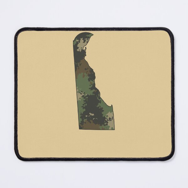 Item preview, Delaware Camo State Map Outline designed and sold by d247.