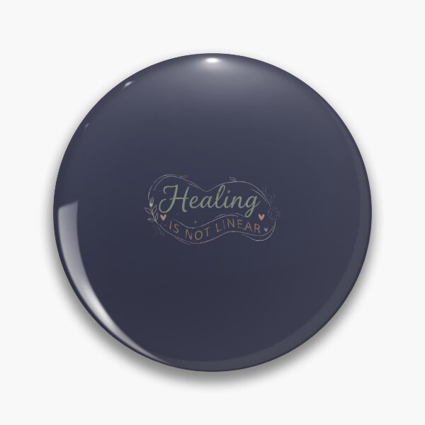 Item preview, Healing Is Not Linear Mental Health Recovery Emotional Growth Quote Design designed and sold by Soft Strength Studio.