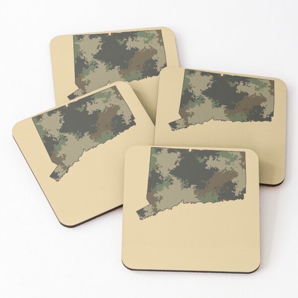 Item preview, Connecticut Camo State Map Outline designed and sold by d247.