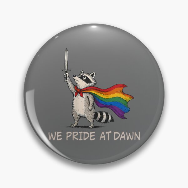 Item preview, We Pride At Dawn Funny Raccoon LGBT Support Pride Month designed and sold by KristineLi.