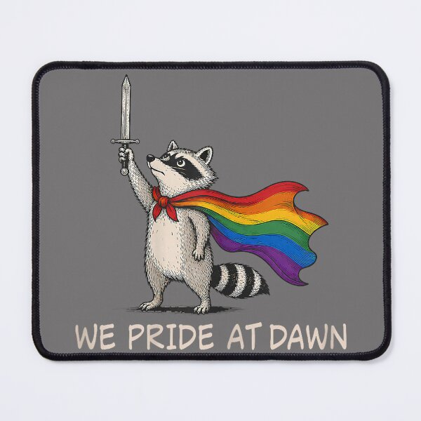 Item preview, We Pride At Dawn Funny Raccoon LGBT Support Pride Month designed and sold by KristineLi.