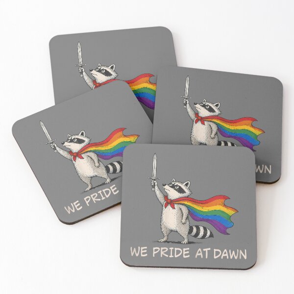 Item preview, We Pride At Dawn Funny Raccoon LGBT Support Pride Month designed and sold by KristineLi.