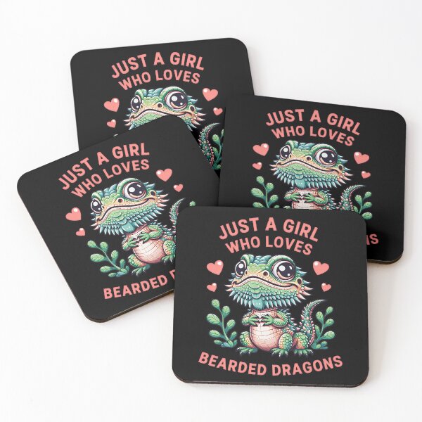 Item preview, Just a Girl Who Loves Bearded Dragons designed and sold by Lostinwaktu.