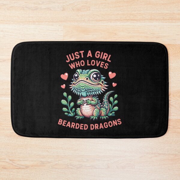 Item preview, Just a Girl Who Loves Bearded Dragons designed and sold by Lostinwaktu.