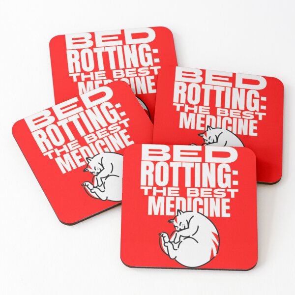 Item preview, Bed Rotting The Best Medicine Funny Cat designed and sold by GenZFashion000.