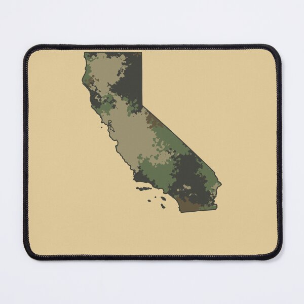 Item preview, California Camouflage Map State Outline designed and sold by d247.