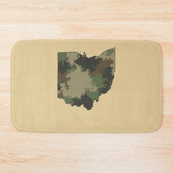 Item preview, Ohio Camouflage Map State Outline Design designed and sold by d247.