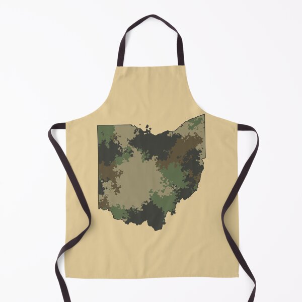 Item preview, Ohio Camouflage Map State Outline Design designed and sold by d247.