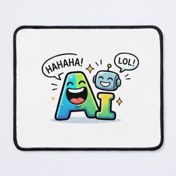 Item preview, Funny AI Characters Laughing Tech Cartoon designed and sold by rich-moda.