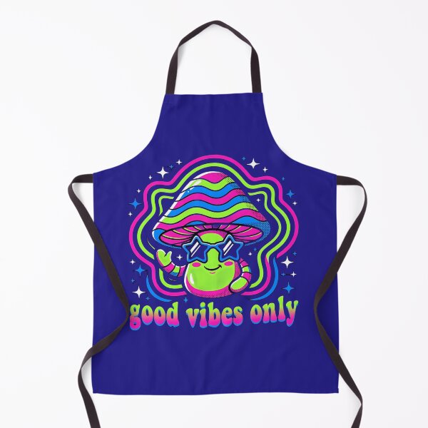 Item preview, Good Vibes Only Trippy Mushroom Cute Psychedelic Art designed and sold by weeomano.