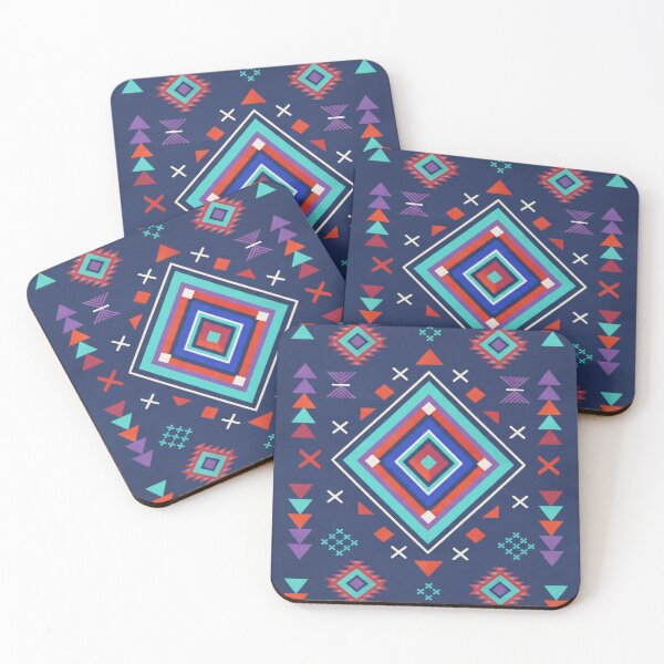 Item preview, Vibrant Southwestern Geometric Tribal Pattern designed and sold by arteresting-art.