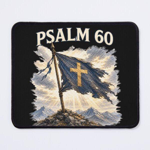 Item preview, Psalm 60 Through God We Will Triumph Christian Banner Design designed and sold by Dexters Inspiring Creations.