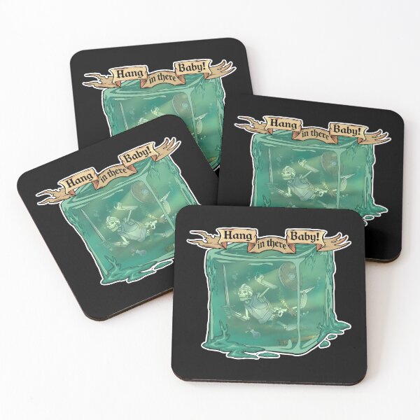 Item preview, Hang In There Baby! (Gelatinous Cube Lulz) designed and sold by SparklefilthStudios.