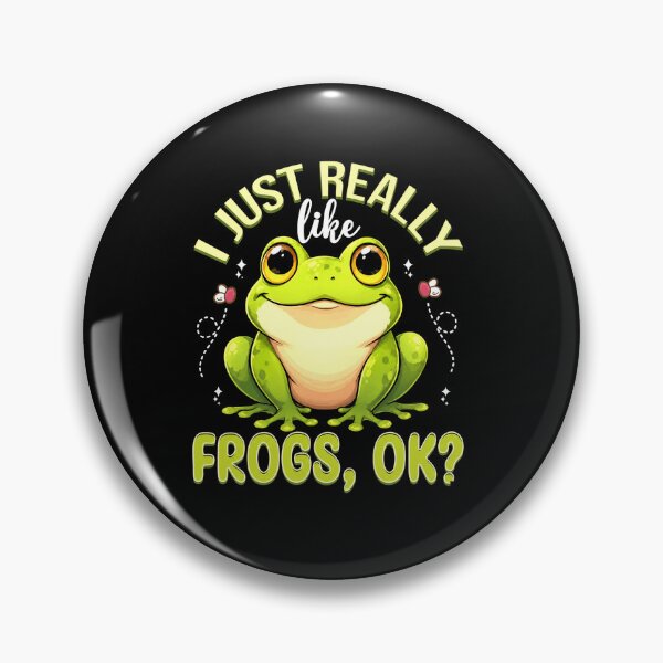 Item preview, I Just Really Like Frogs Cute Frog Lover Graphic designed and sold by MiALopezArt.