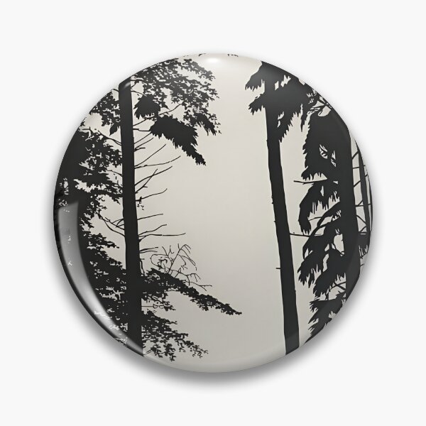 Item preview, Forest Silhouette Nature Graphic Print designed and sold by st-orm-ivan.