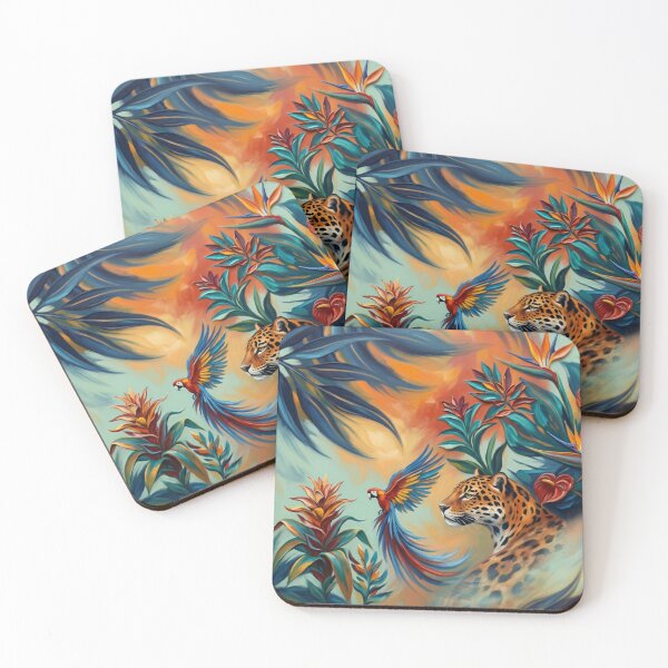 Item preview, Jungle Painting in Abstract Motion designed and sold by Eclectic Monkey.