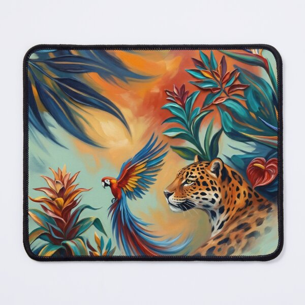 Item preview, Jungle Painting in Abstract Motion designed and sold by Eclectic Monkey.