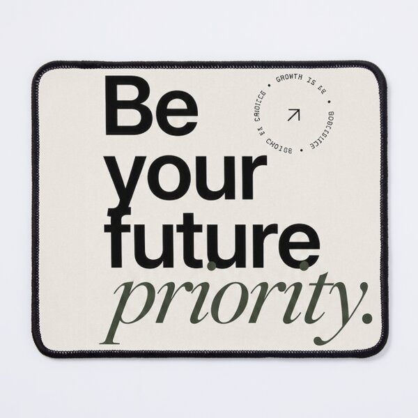 Item preview, Be Your Future Priority – Motivational Self-Improvement Aesthetic Collage designed and sold by NBT-NOVA.