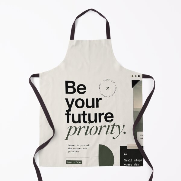 Item preview, Be Your Future Priority – Motivational Self-Improvement Aesthetic Collage designed and sold by NBT-NOVA.