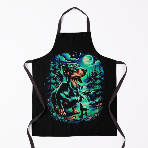 Item preview, Dachshund Howling at the Moon designed and sold by Lostinwaktu.