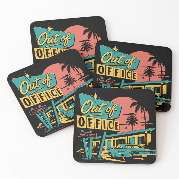 Item preview, Out Of Office Retro Beach Motel Vintage Graphic designed and sold by wmhtees.