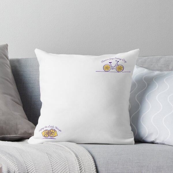 Item preview, Choose Joy Every Day Cute Lemon Bicycle Aesthetic designed and sold by KaBaRen.