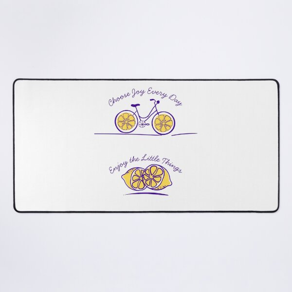 Item preview, Choose Joy Every Day Cute Lemon Bicycle Aesthetic designed and sold by KaBaRen.