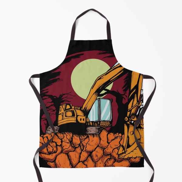 Item preview, Excavator on night designed and sold by damnoverload.