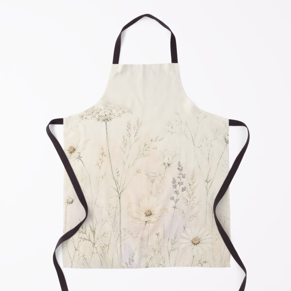 Item preview, Delicate Watercolor Wildflower Meadow Aesthetic Cream Floral designed and sold by ChubbyGoong.