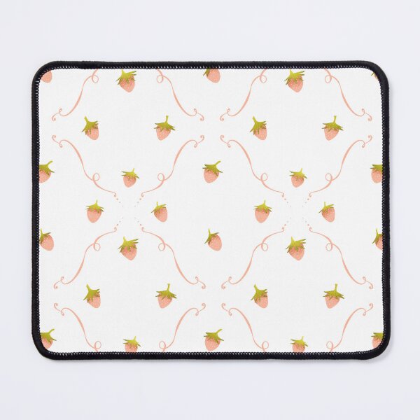 Item preview, Cottagecore strawberry print designed and sold by pinkyfish1010.