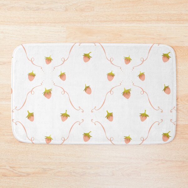Item preview, Cottagecore strawberry print designed and sold by pinkyfish1010.