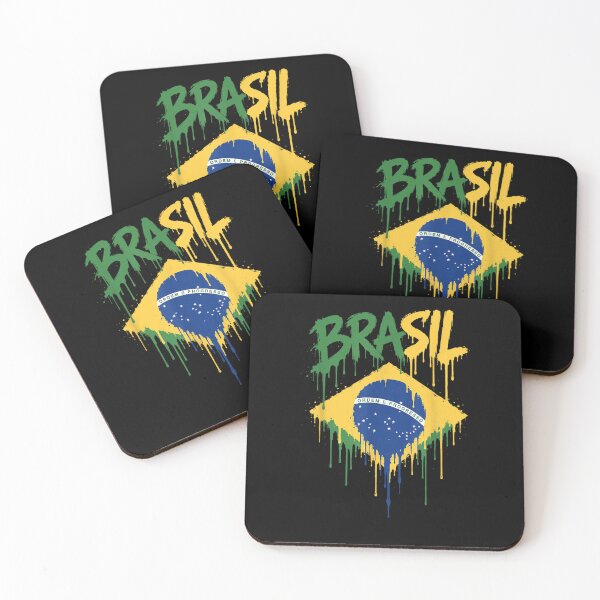 Item preview, Brasil with Brazilian Flag Colors Men, Women & Kids Brazil  designed and sold by MatherFisher.