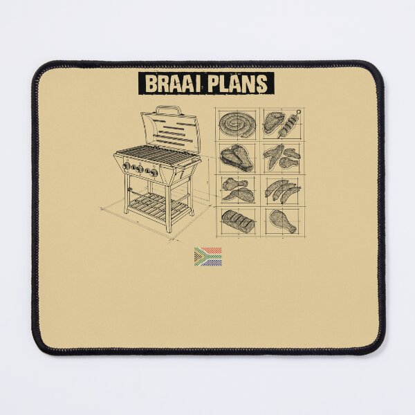 Item preview, South African Braai Plans BBQ Grill Meat Lover designed and sold by d247.