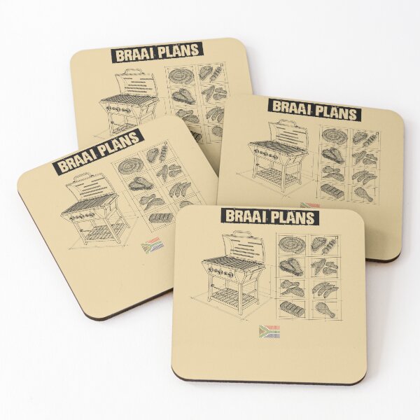 Item preview, South African Braai Plans BBQ Grill Meat Lover designed and sold by d247.