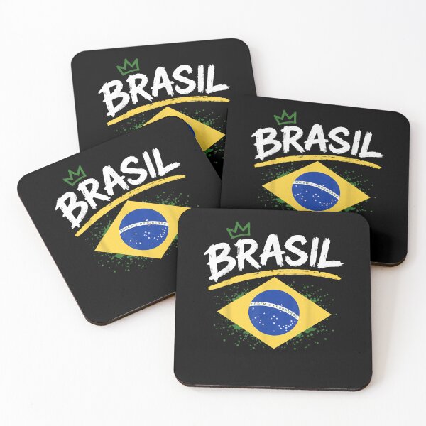 Item preview, Brasil with Brazilian Flag Colors Men, Women & Kids Brazil  designed and sold by MatherFisher.