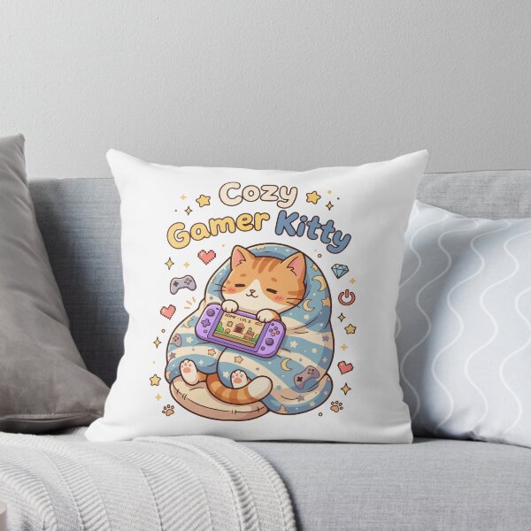 Item preview, Cozy Gamer Kitty designed and sold by AliveStyle.